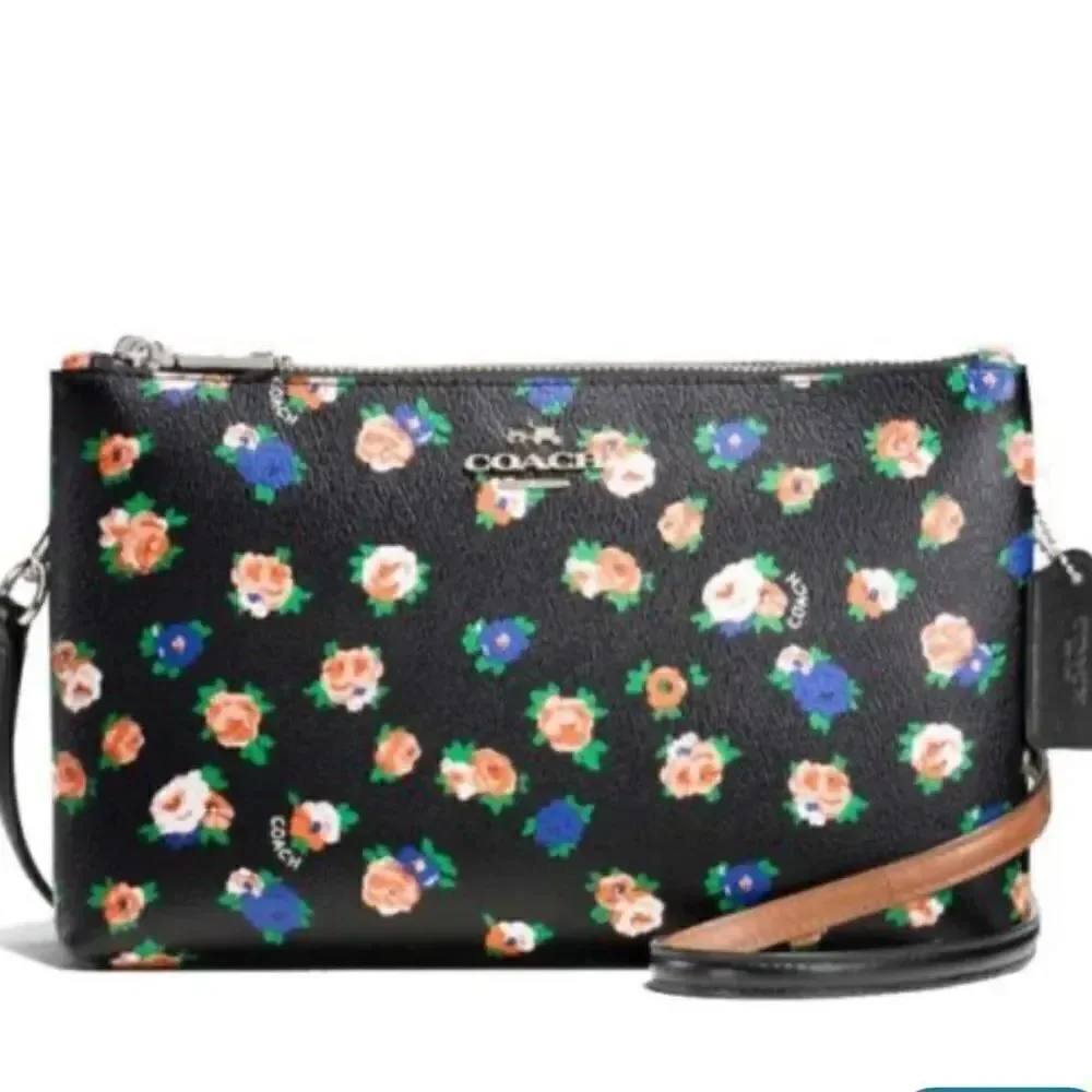 Coach Lyla Crossbody Tea Rose Floral Print